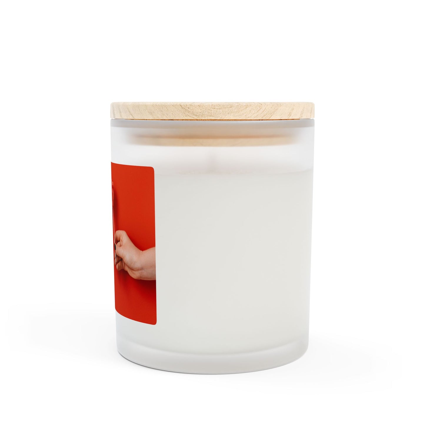Frosted Glass Candle, 11oz
