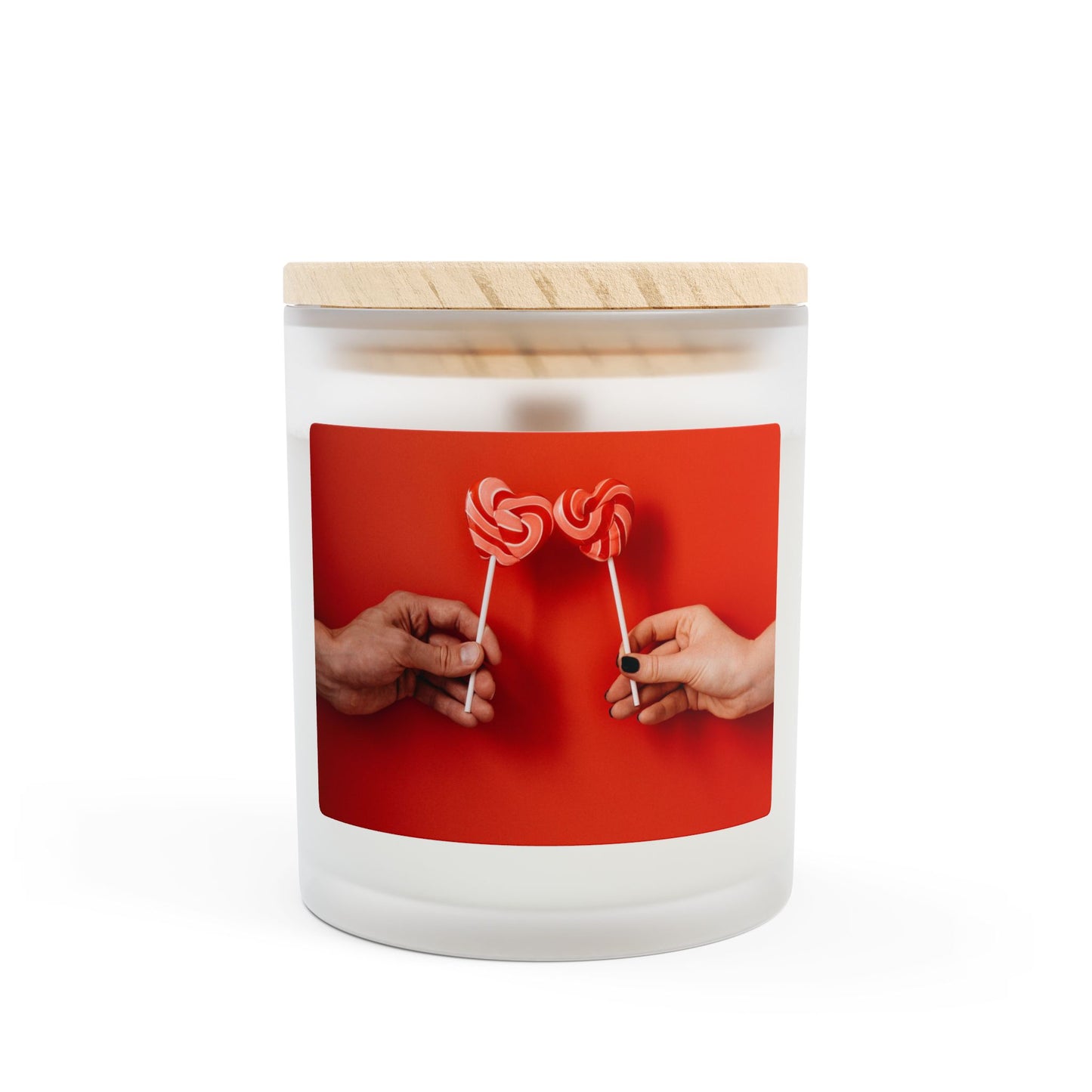 Frosted Glass Candle, 11oz