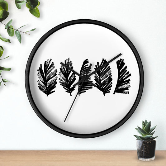 Botanical Wall Clock